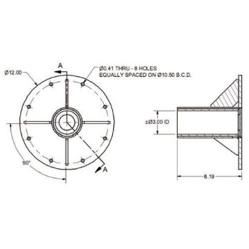 Abtech 30031 Floor Mount