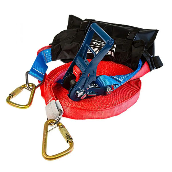 SpanSet Horizontal Safety Line with Steel karabiner Anchor Hooks