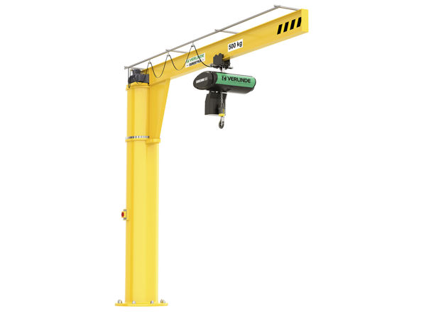 VFP/VFM Free Standing/Floor Mounted Underbraced Jib (Manual or Electric Slew)