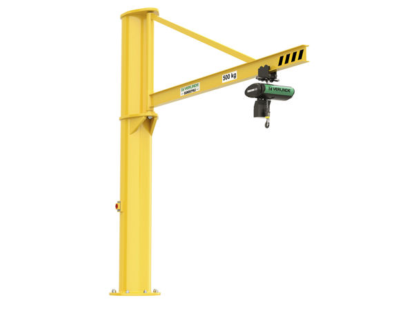 VFT Free Standing/Floor Mounted Overbraced Jib Crane (Profile Beam)