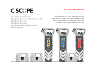 C.Scope XL4 / SGA/V4 OPERATING INSTRUCTION MANUAL