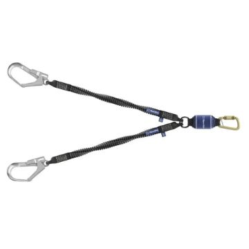 SpanSet SP140 Twin Elasticated Energy Absorbing Lanyard