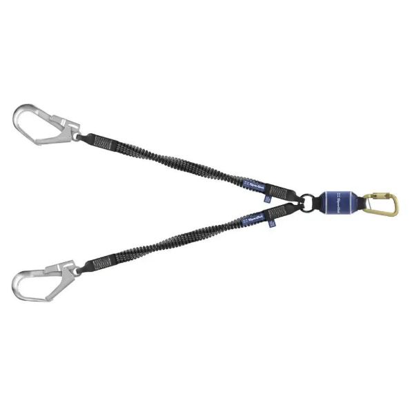 SpanSet SP140 Twin Elasticated Energy Absorbing Lanyard