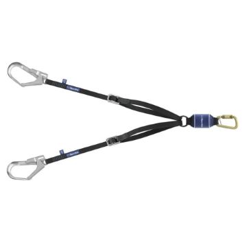 SpanSet SP140 Twin Adjustable Length Energy-Absorbing Lanyard