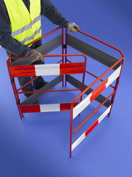 South Survey Folding Safety Barrier