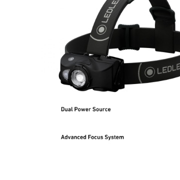 Ledlenser 502156 - MH8 Rechargeable LED Headlamp (600)