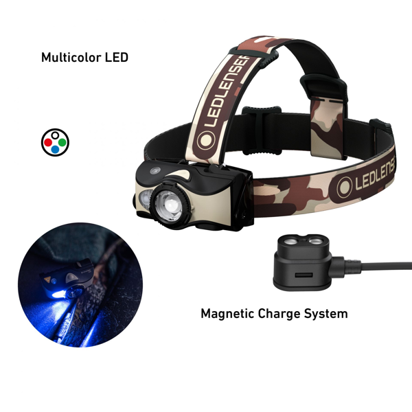 Ledlenser 502156 - MH8 Rechargeable LED Headlamp (600)