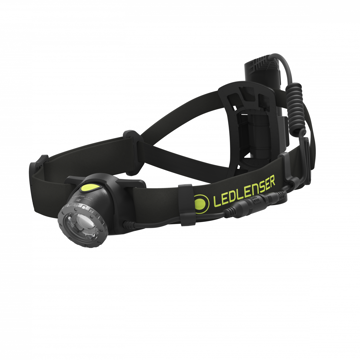 Ledlenser 500984 - NEO10R Rechargeable LED Headlamp with Chest Belt (Black) (240)