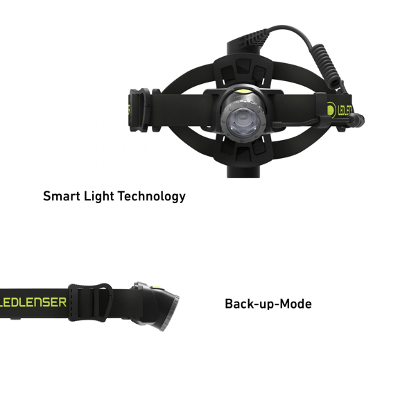 Ledlenser 500984 - NEO10R Rechargeable LED Headlamp with Chest Belt (Black) (240)