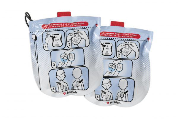 Paediatric Defibrillation Pads - VIEW, ECG & PRO