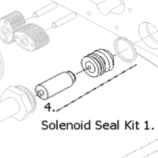 4. - Solenoid Vv Seal Kit 1 T3 Exm ISOLAST