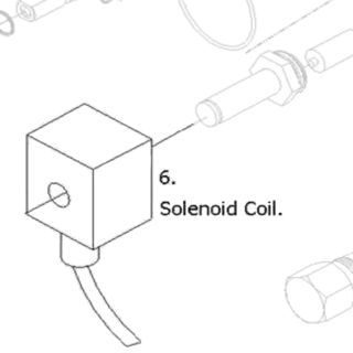 6. - Solenoid Coil T5 Exm 230/50 (ALCON)