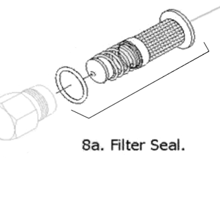 8a. - Filter MB3 Rebuild Kit 2 (Seal, Filter & compressor)