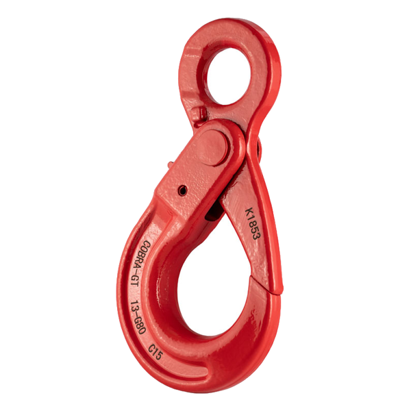 Picture of GT Lifting  G80ESLH Cobra Grade 80 Eye Type Self Locking Hook