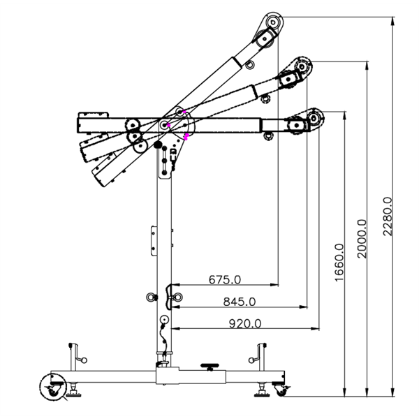 Kratos FA 60 105 00 Easy Safeway Davit Arm