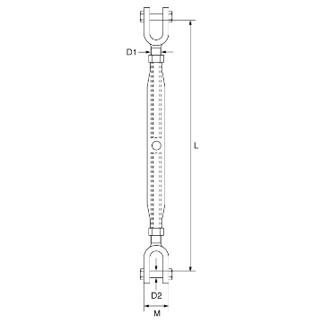 Picture of Stainless Steel Open Body Rigging Screw Hook - Eye - SSRSHE