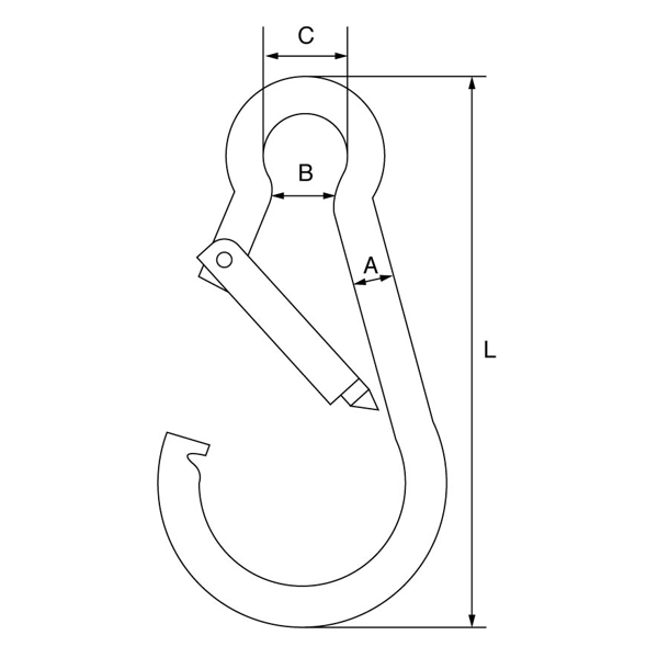 Picture of Stainless Steel Carbine Hooks - SSCH