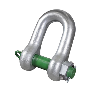 Picture of Green Pin® Grade Heavy Duty Dee Shackle with Fixed Nut Safety Pin