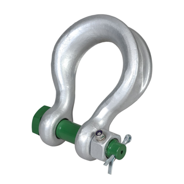 Picture of Green Pin® Grade 8 Sling Bow Shackle with Fixed Nut Safety Pin