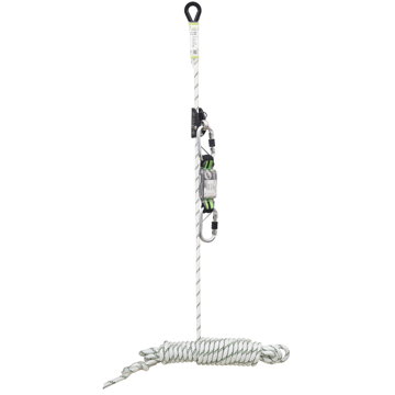 Kratos FA 20 103 X0C Lorel-A - Aluminium Fall Arrester with Shock Absorber and Rope