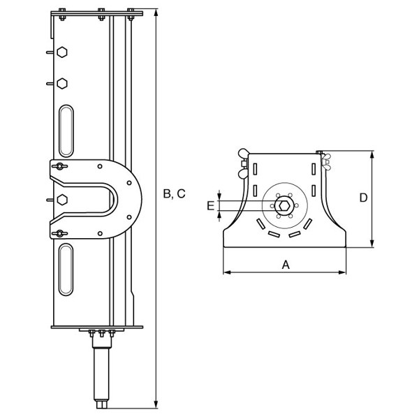 Picture of Green Pin® Compression Tool for ROV Spring Release Shackle