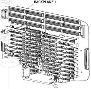 Backplane 1-ASSY - with mounting fixings