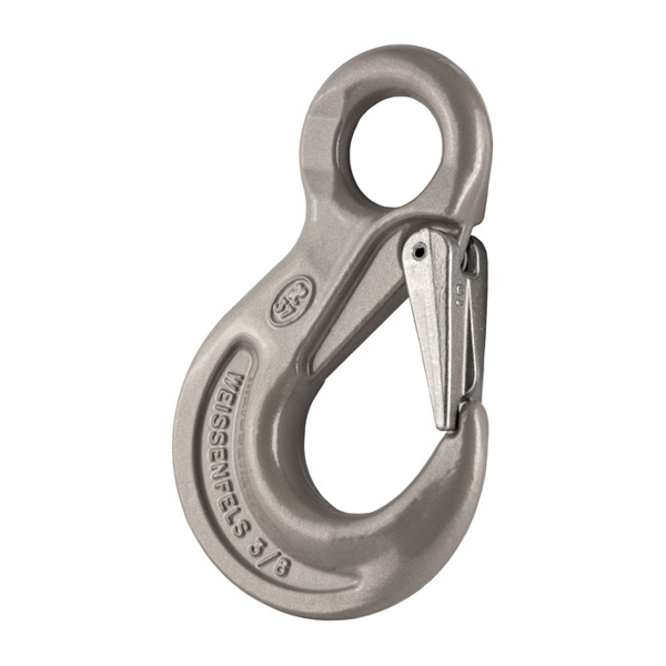 GT Lifting G10ESH6 Grade 10 Eye Type Sling Hook C/W Safety Latch