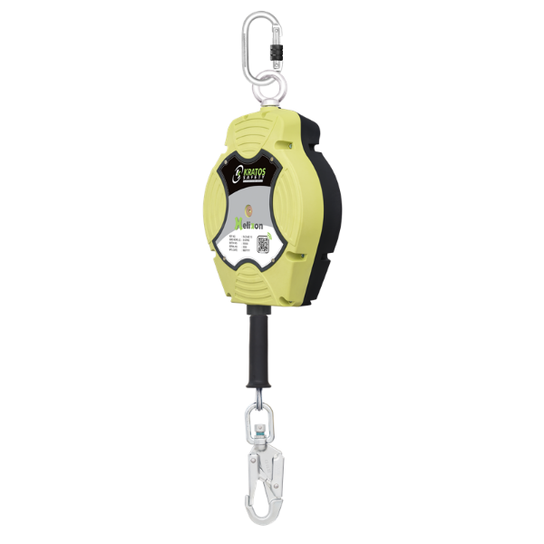 Kratos FA 20 402 20 Helixon - Retractable 4.5mm Wire Rope Fall Arrest Block with Polymer Casing