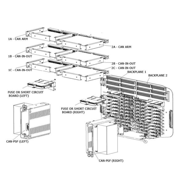 Fusion4 Multi Stream Controller Additive (MSC-A) exploded view