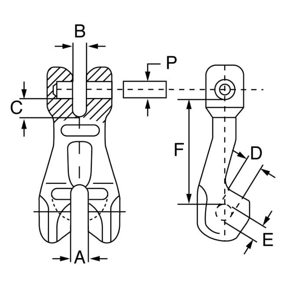 Picture of Grade 8 Clevis Shortening Clutch – G8CSC