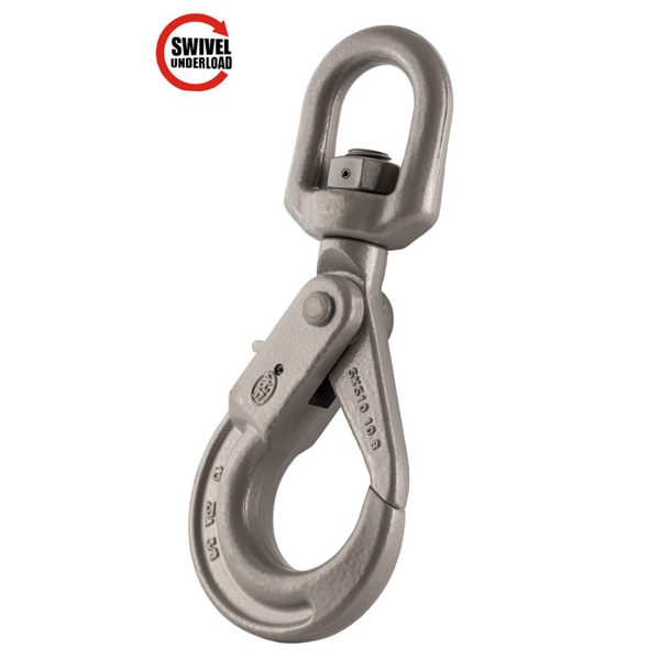 Picture of Grade 10 Swivel Self Locking Hook with Ball Bearing