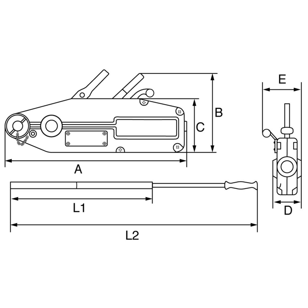 Picture of GT Viper Wire Rope Winch – VWRW