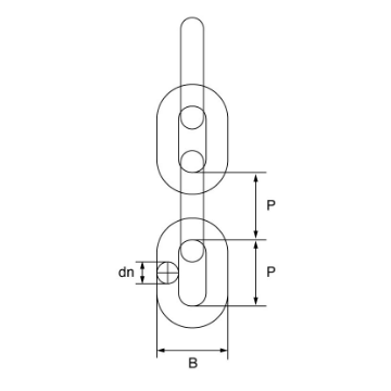 Picture of Grade 80 Alloy Steel Mid Link Fishing Chain