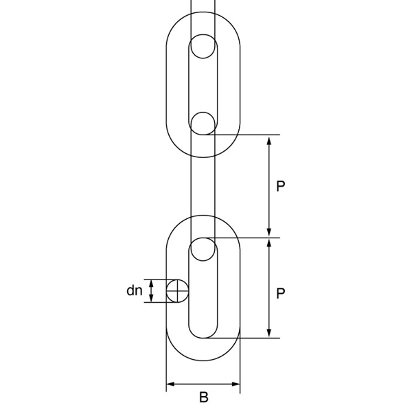 Picture of GT Stainless Steel Long Link Chain