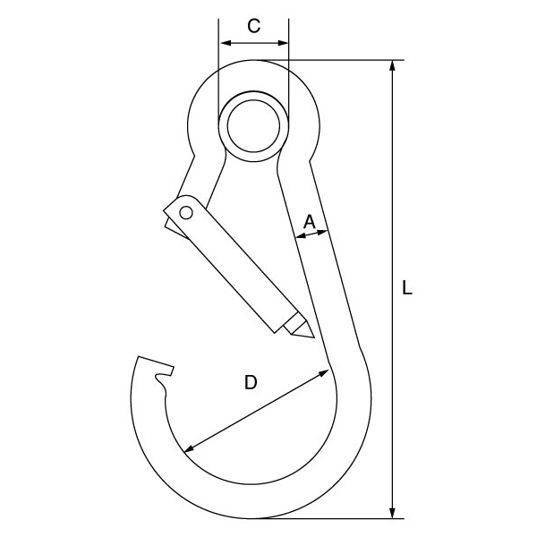 Picture of GT Carbine Hook with Eyelet