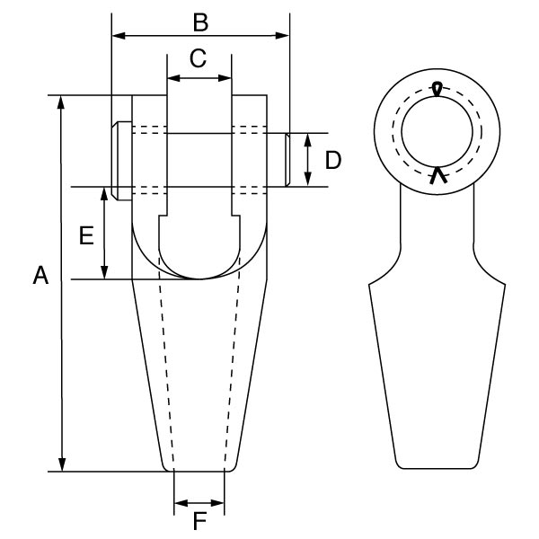 Picture of GT Green Pin® Open Spelter Socket