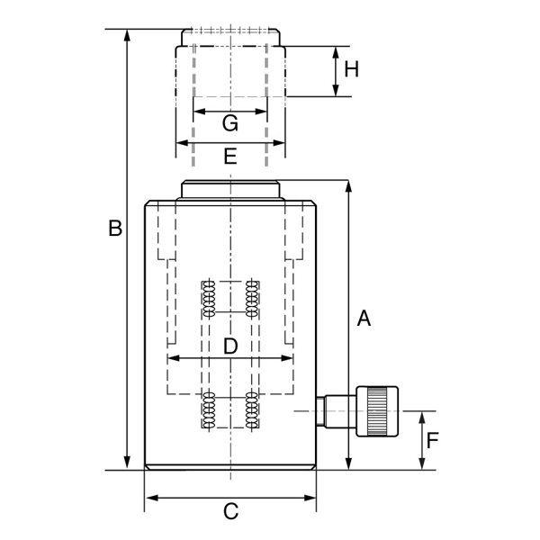 Picture of GT Single Acting Cylinder