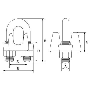 Picture of GT Wire Rope Grip BS EN 13411 Type B