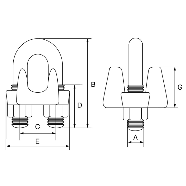 Picture of GT Wire Rope Grip BS EN 13411 Type B