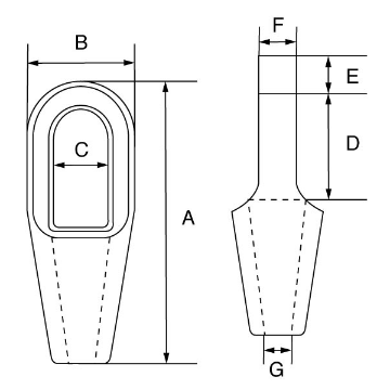 Picture of GT Green Pin® Closed Spelter Socket