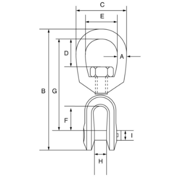 Picture of GT Green Pin® Swivel Eye/Jaw