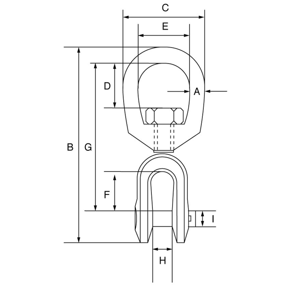 Picture of GT Green Pin® Swivel Eye/Jaw