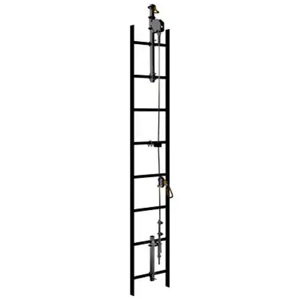 Picture of DBI-SALA 6116633 Lad-Saf Cable Vertical system Galvanized steel Bracketry - (4 User)