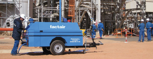 Factair Breathing Air Compressors - For Hire