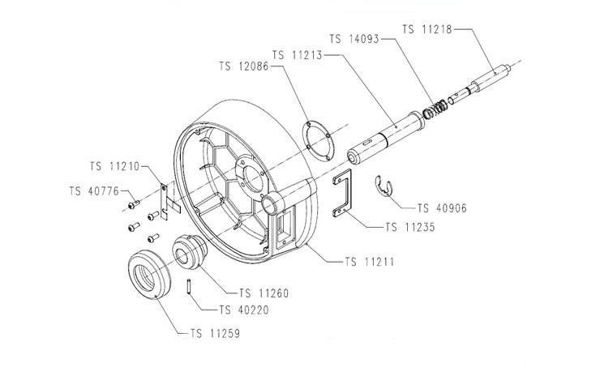 UTIMeter Otex Exploded view