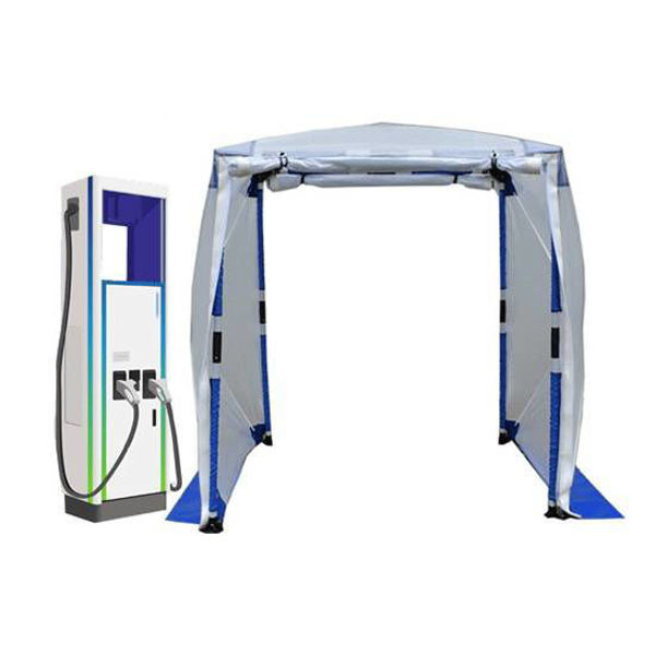 Electric Car EV Charger Installation Tent