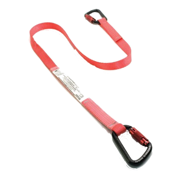 Picture of Guardian RL Webbing Fall Restraint Lanyard  with a karabiner each end