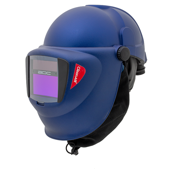 Picture of CleanAir - 704001 - Safety helmet CA-40 with welding visor, incl. ADF V9-13, Balder