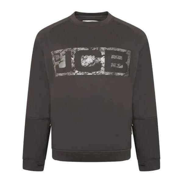 JCB Trade Crew Sweatshirt, Black