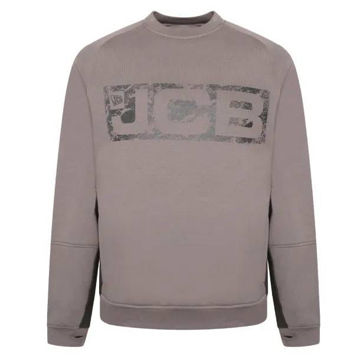 JCB Trade Crew Sweatshirt Grey